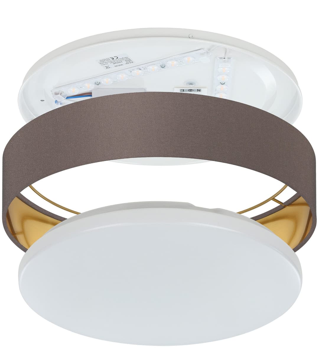 OTTO home LED Deckenleuchte Merryn | Braun