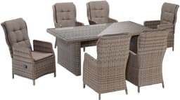 MERXX Garten-Essgruppe Riviera | Braun