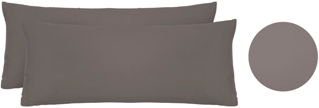 Biberna Kissenbezug Michi Feinjersey | Grau