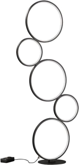 TRIO Leuchten LED Stehlampe Rondo | Schwarz