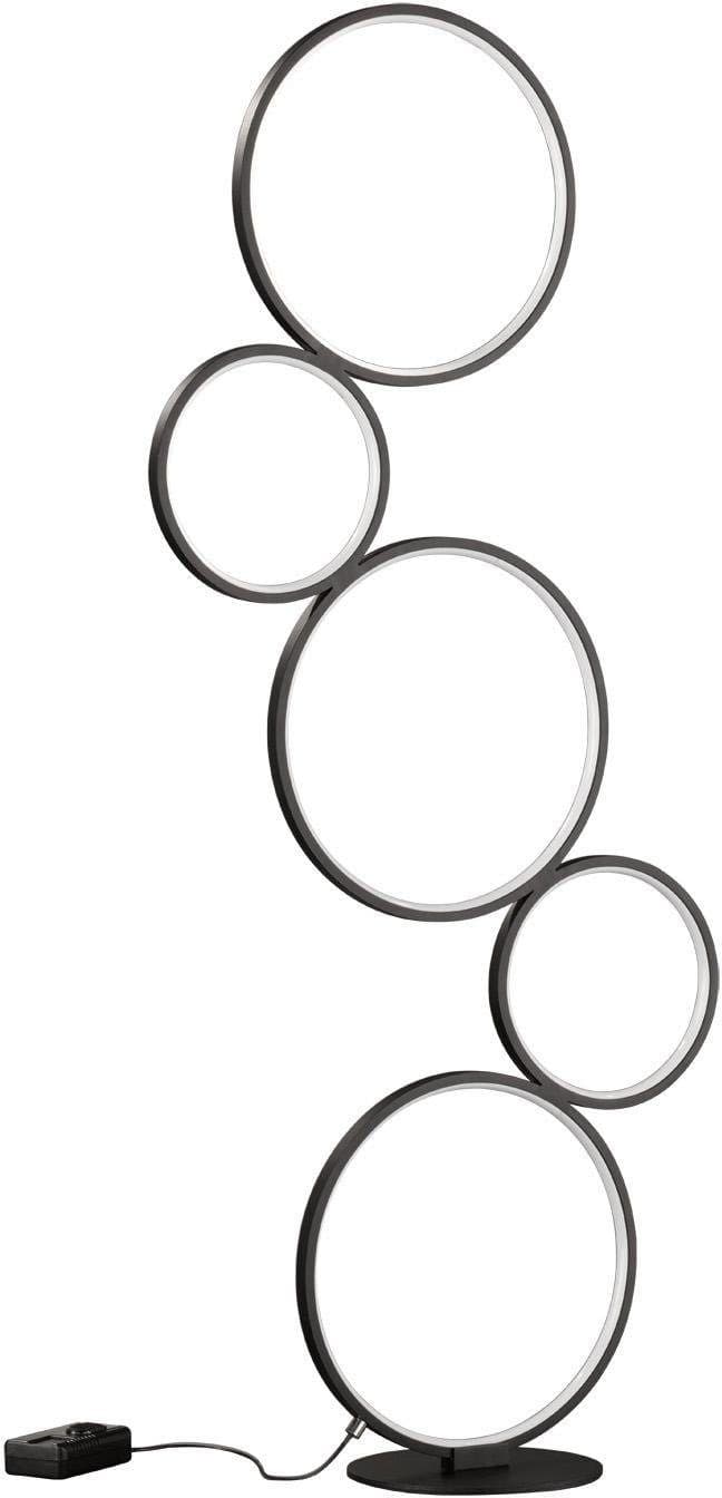 TRIO Leuchten LED Stehlampe Rondo | Schwarz