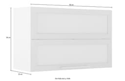wiho Küchen Faltlifthängeschrank Flexi2 | Holztöne