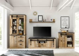 Home affaire Wohnwand SHERWOOD | Holztöne