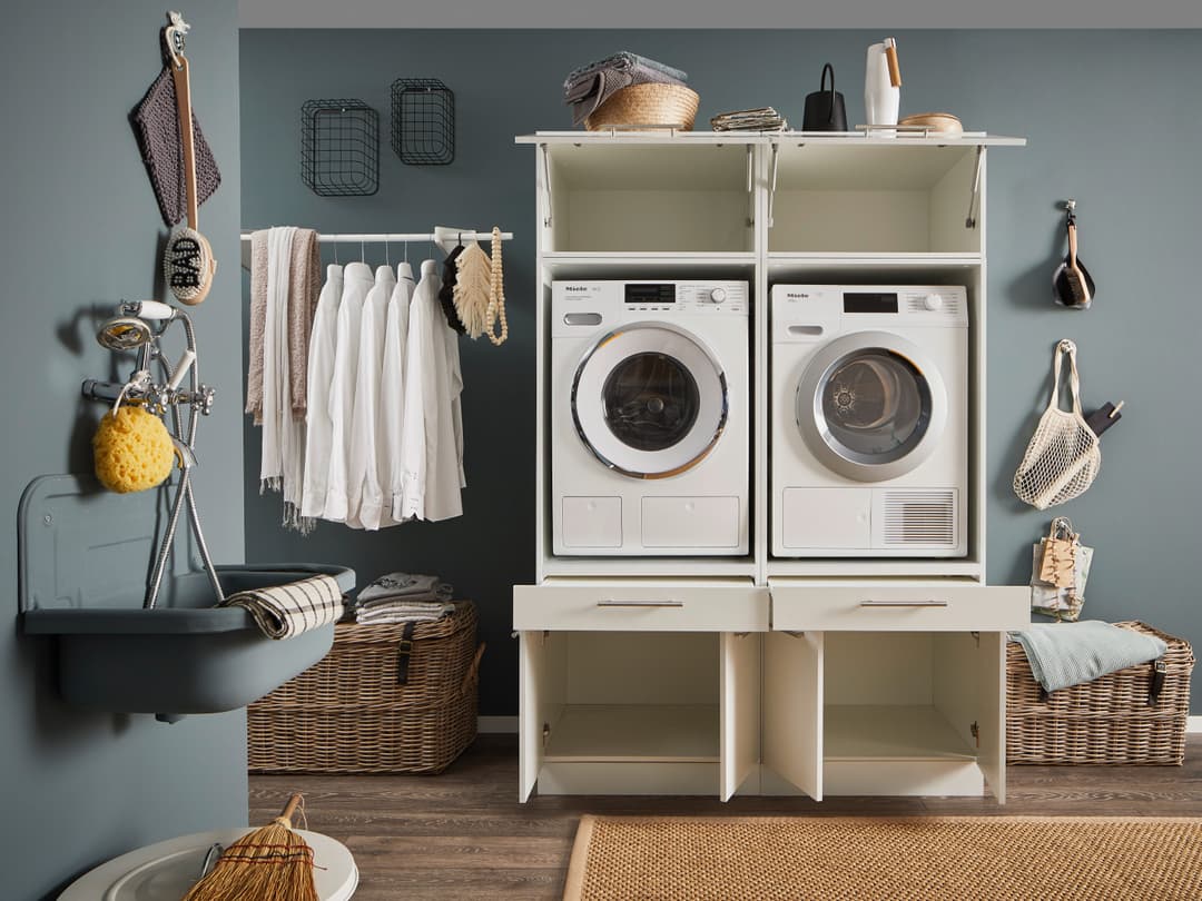 Laundreezy Mehrzweckschrank-Set LAUNDREEZY LDSK3 | Weiß