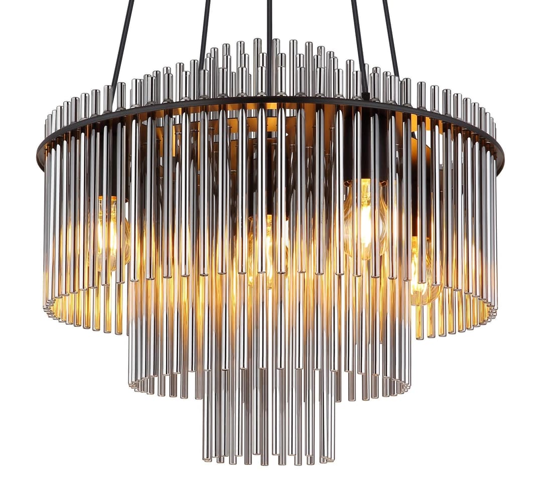 GLOBO LIGHTING Pendelleuchte GORLEY | Silber