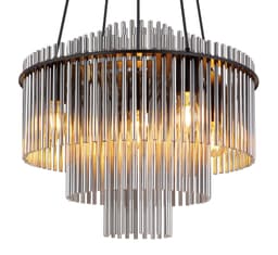 GLOBO LIGHTING Pendelleuchte GORLEY | Silber