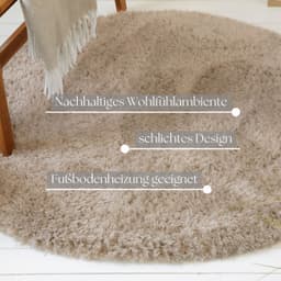 OTTO home Hochflor-Teppich Josetta | Braun