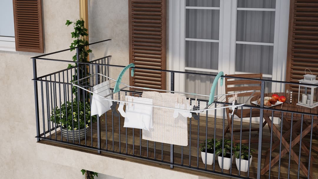 Bischof Colombo Wäschetrockner Balcony | Türkis