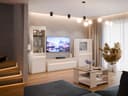 FORTE Oak Squere Vitrine | Beige 5