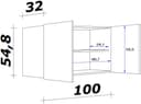 Flex-Well Hängeschrank Nepal | Weiß 3