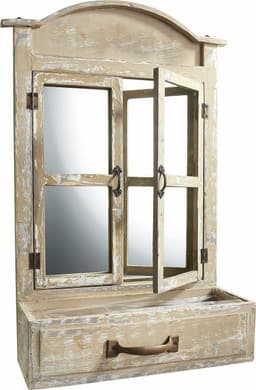 locker Dekospiegel | Beige