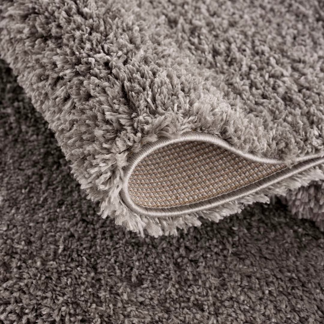 Carpet City Pulpy 100 Hochflor-Teppich | Grau