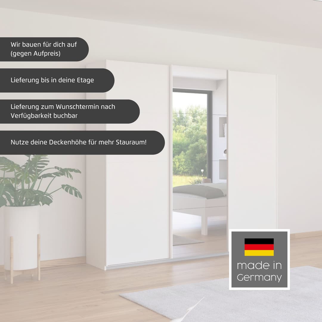 rauch Schwebetürenschrank Oteli | Weiß