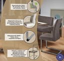 OTTO home Freischwinger Rab | Braun 4
