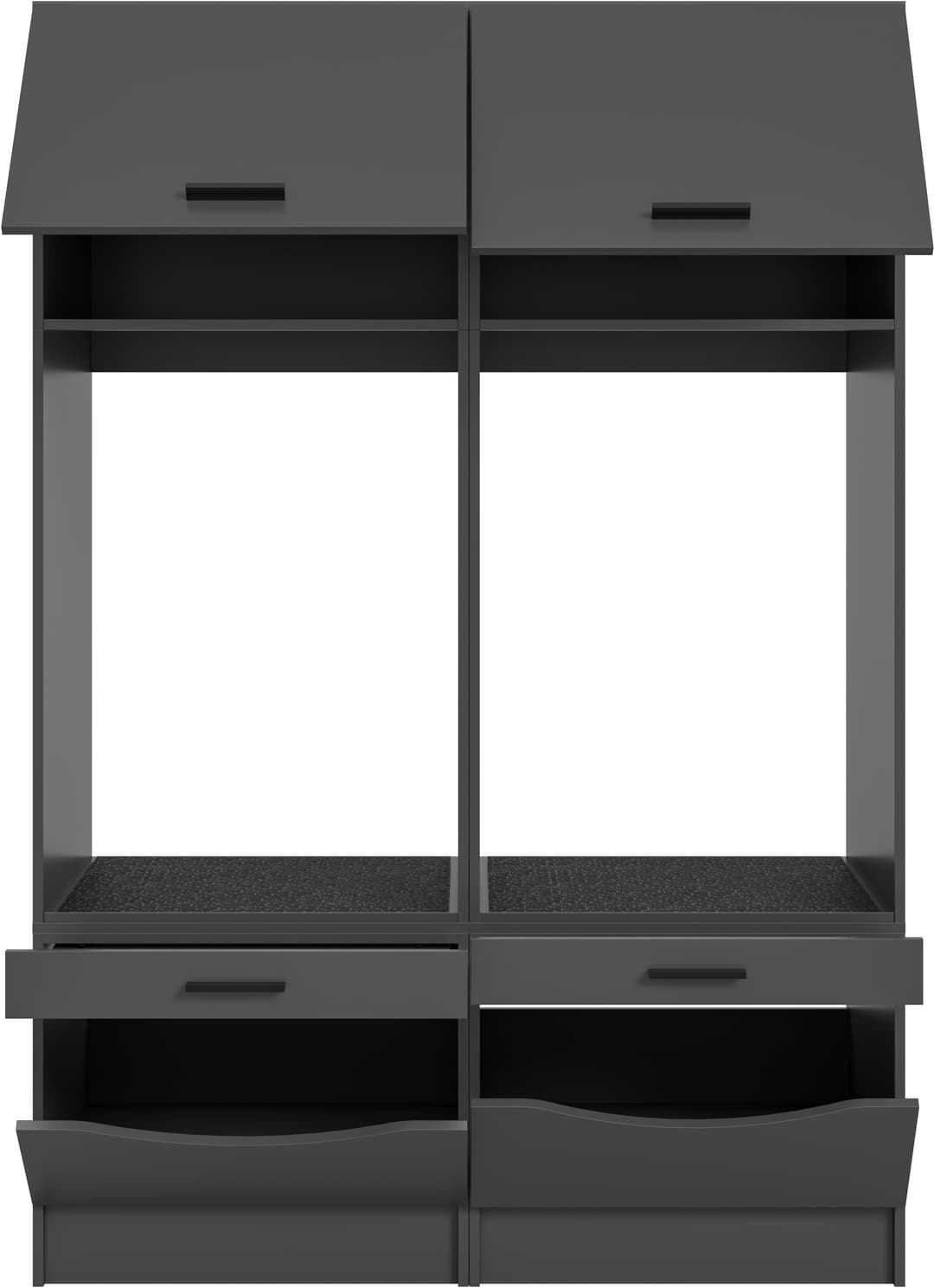 welltime Mehrzweckschrank-Set FALAS | Grau