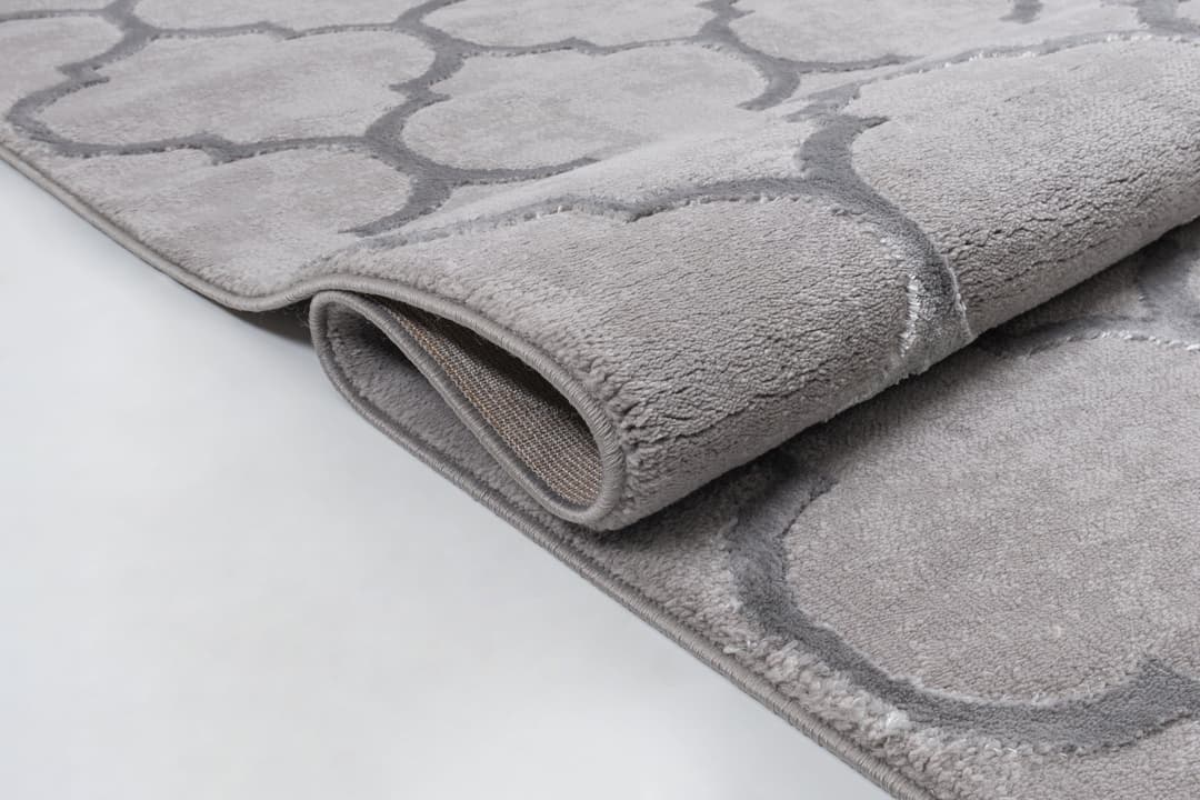 OTTO home Badra Kurzflor Teppich | Grau
