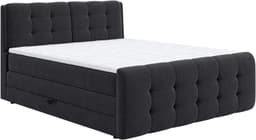 COTTA Boxspringbett Fort | Schwarz