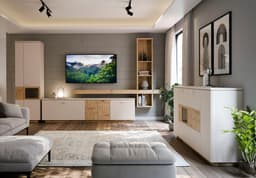 FORTE Hängeregal Louoto | Holztöne