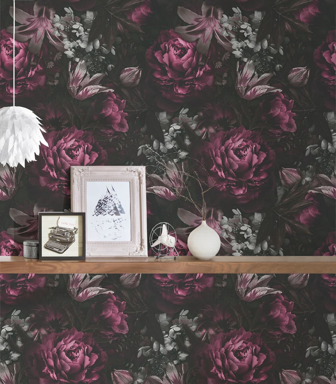 A.S. Création PintWalls Rosen Floral Vliestapete | Mehrfarbig
