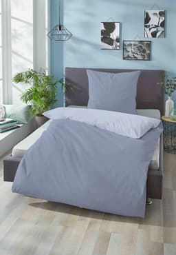 Biberna Wendebettwäsche Helena | Blau