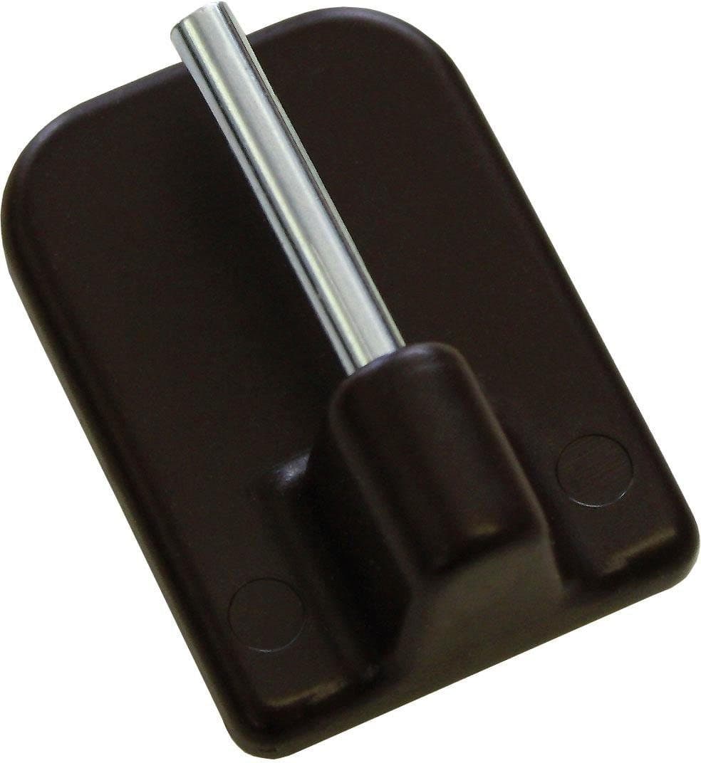 GARDINIA Gardinenstangenhalter | Braun