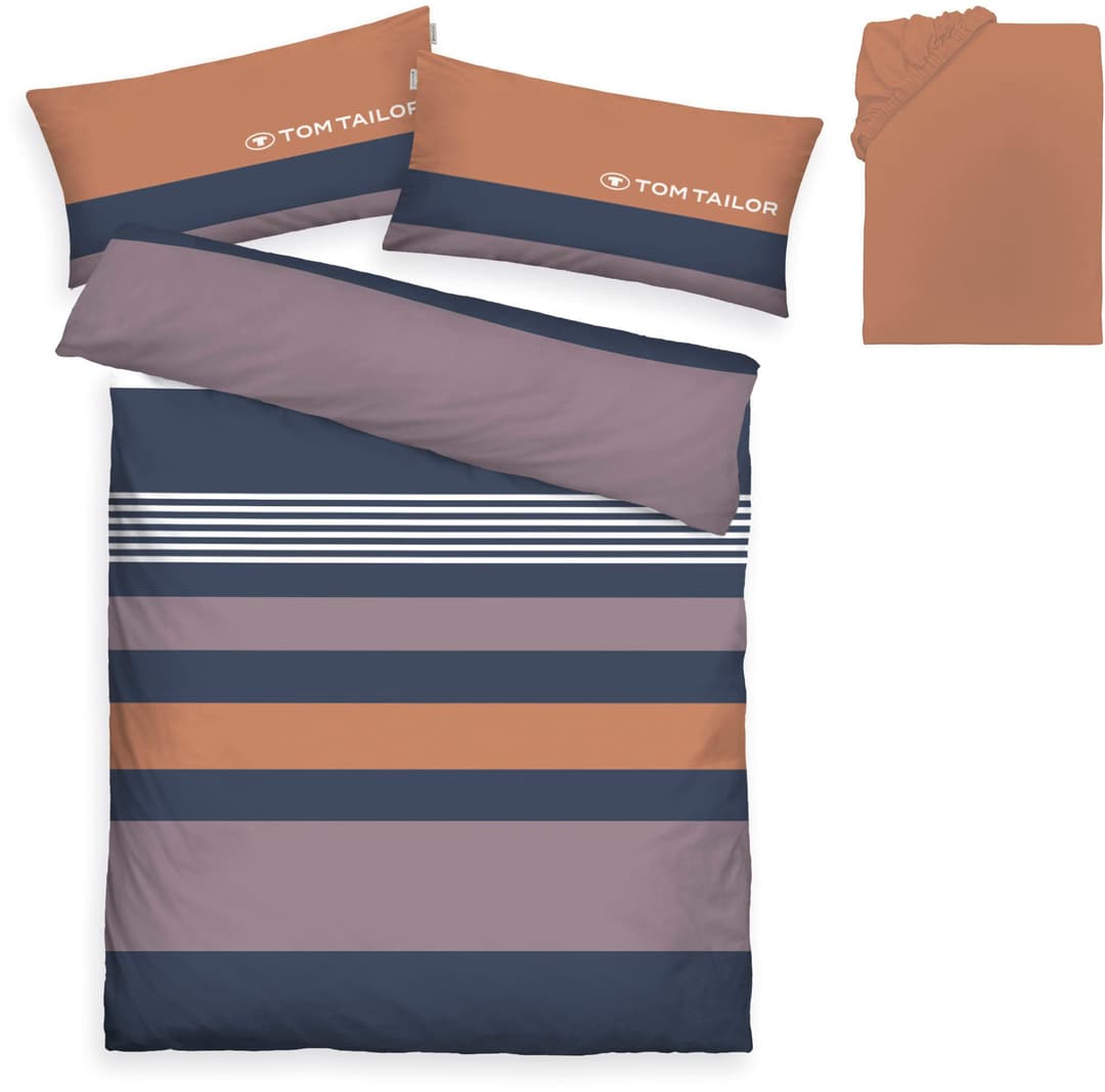 TOM TAILOR HOME Carl Bettwäsche-Set | Mehrfarbig
