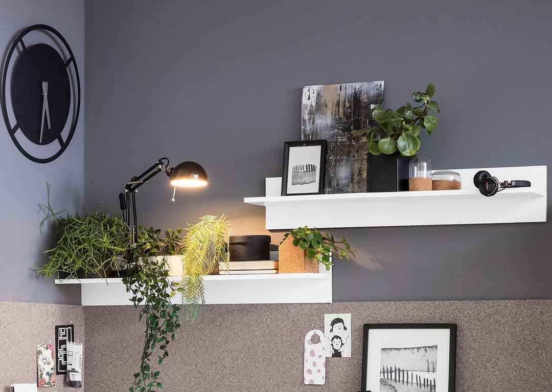 OTTO home Wandregal Moid | Weiß