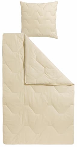 OTTO home Naturfaserbettdecke + Kopfkissen | Beige