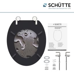 Schütte WC-Sitz Grey Steel | Mehrfarbig