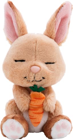 Nici Kuscheltier Sleeping Pets GREEN, Hase 12 cm, schlafend im | Braun