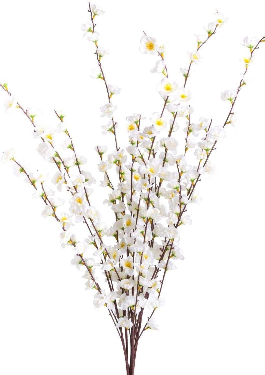 Kunstblume Frühlingsblütenbusch | Weiß