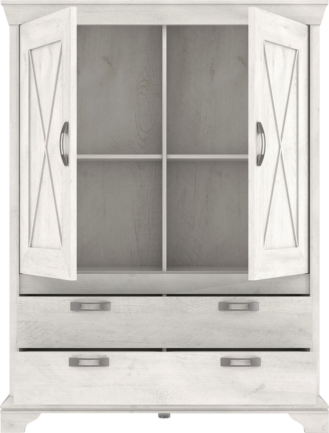 FORTE Highboard Kashmir | Weiß