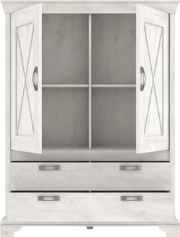 FORTE Highboard Kashmir | Weiß