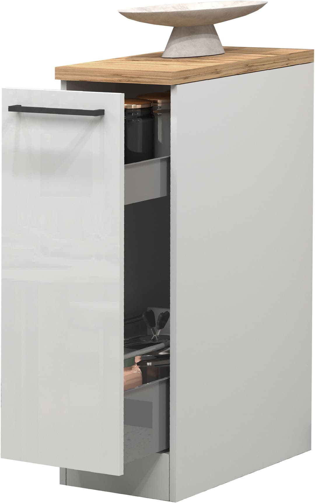 KOCHSTATION Apothekerschrank KS-Sole | Mehrfarbig