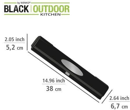 Wenko Perfect-Cutter Folienspender | Schwarz