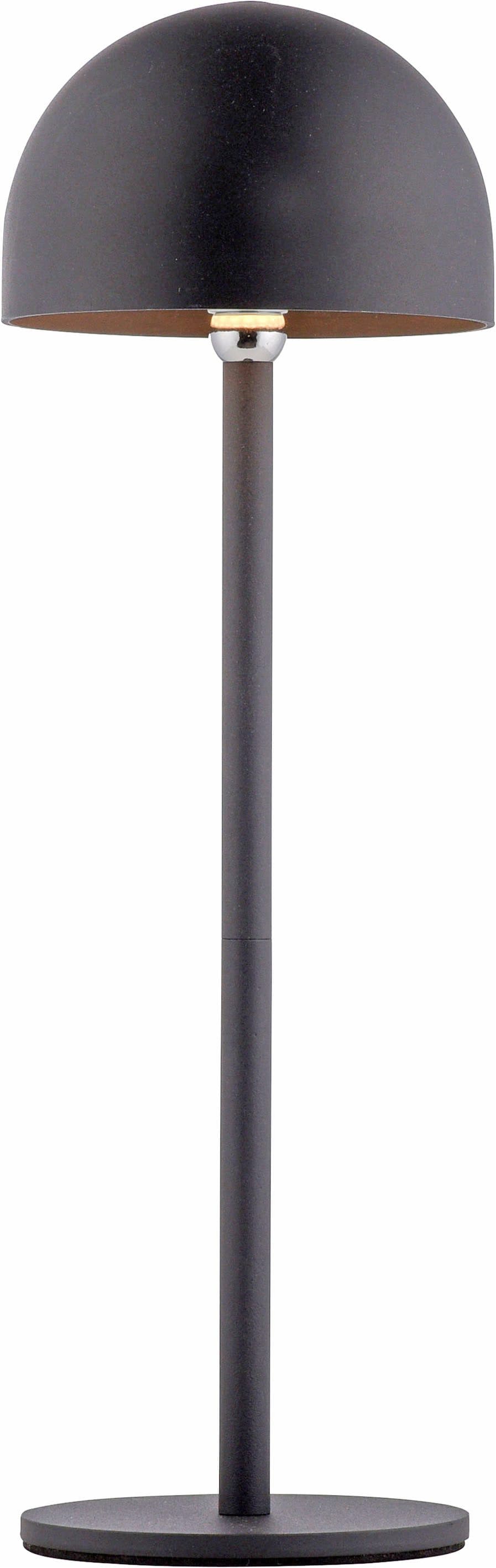 OTTO home Tischleuchte Akku Tischlampe Gerrin | Schwarz