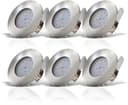 B.K.Licht LED Einbauleuchten 6er Set | Silber 2
