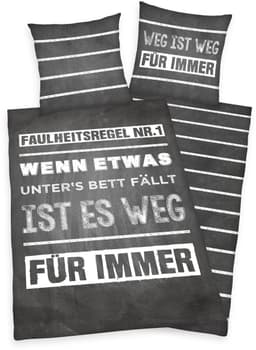Herding Young Collection Jugendbettwäsche Faulheit | Grau