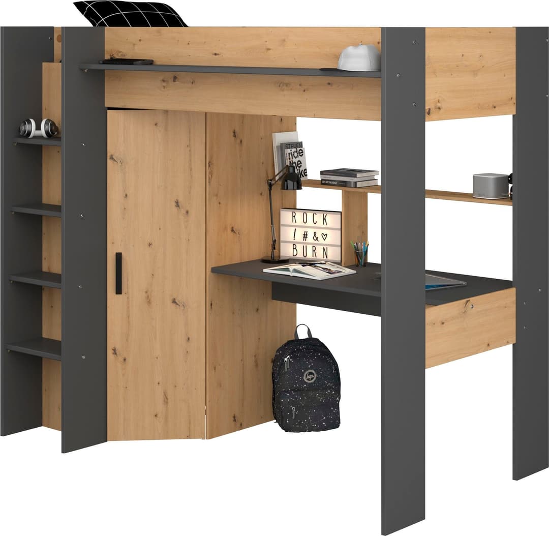 Parisot Hochbett Heavy ALL-IN-ONE | Holztöne