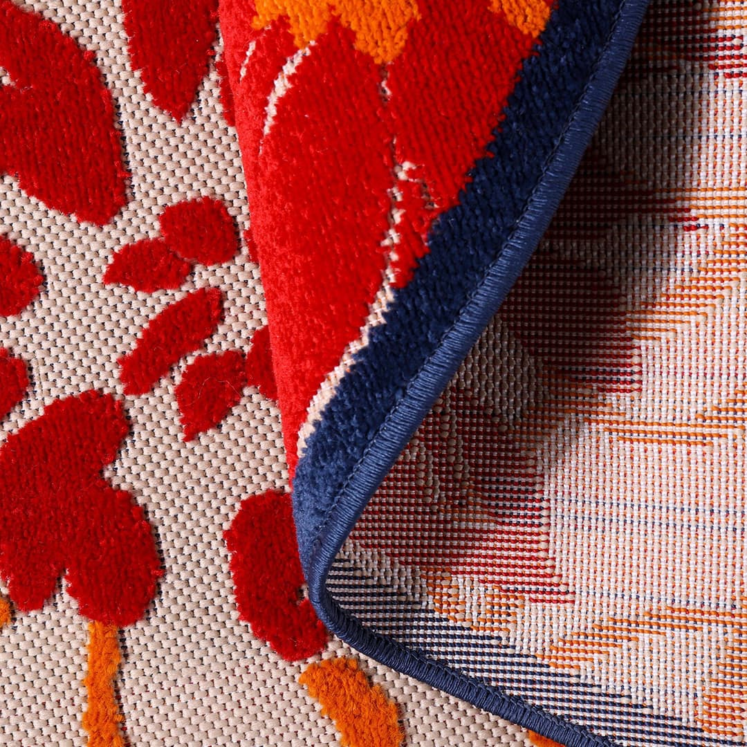 Sanat Teppich Floral 2 Outdoor | Mehrfarbig