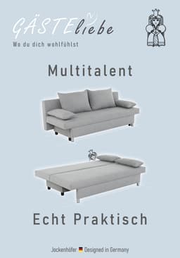 Jockenhöfer Gruppe Schlafsofa Picanto | Grau