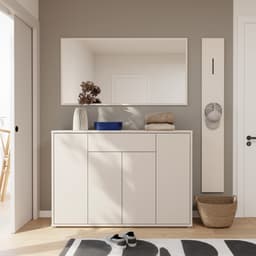 FORTE Garderobenspiegel Alice Springs | Beige