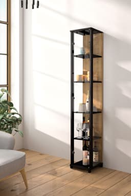 fif möbel Vitrine OPTIMA | Holztöne