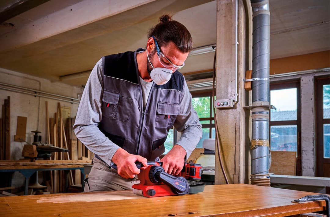 Einhell Akku-Bandschleifer TP-BS 18/457 Li BL - Solo | Rot