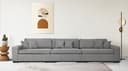 Home affaire 3-Sitzer Skara XXL Lounge-Sofa | Grau