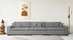 Home affaire 3-Sitzer Skara XXL Lounge-Sofa | Grau