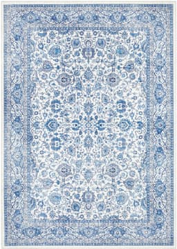 ELLE DECORATION Teppich Keshan Maschad | Blau