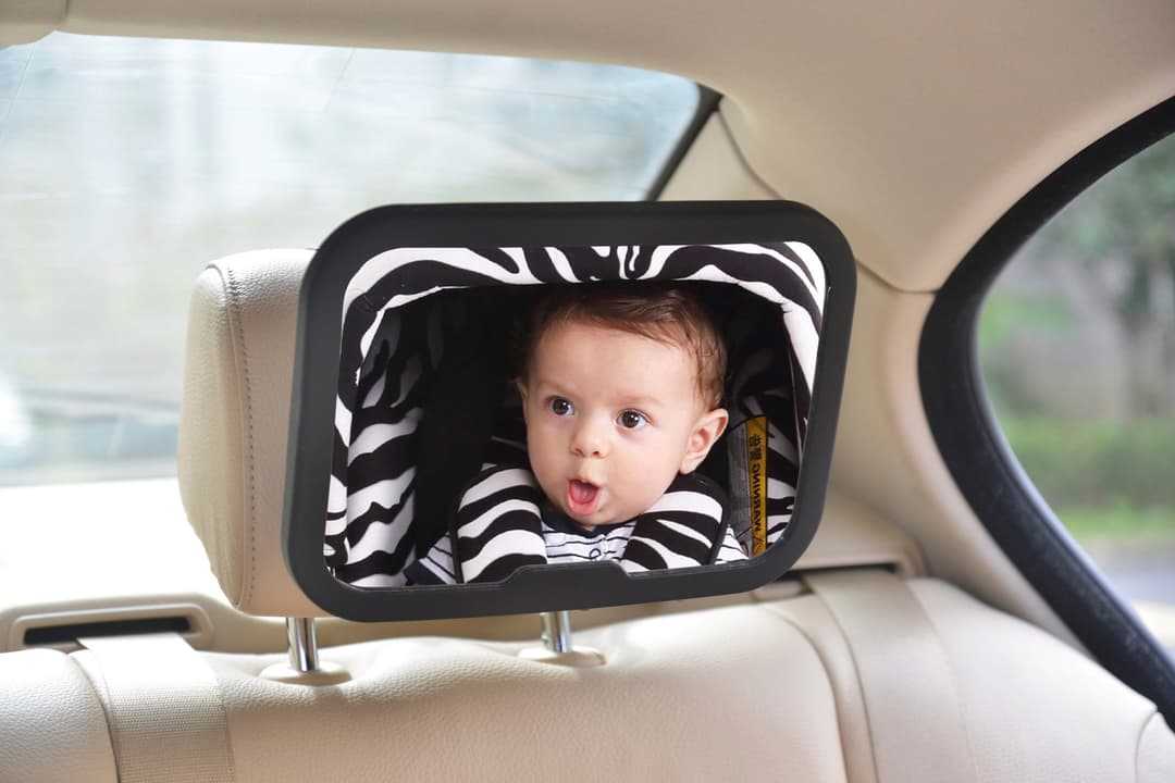 BabyGo Babyspiegel | Schwarz