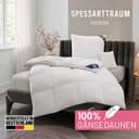 SPESSARTTRAUM Gänsedaunenbettdecke Premium**** | Weiß