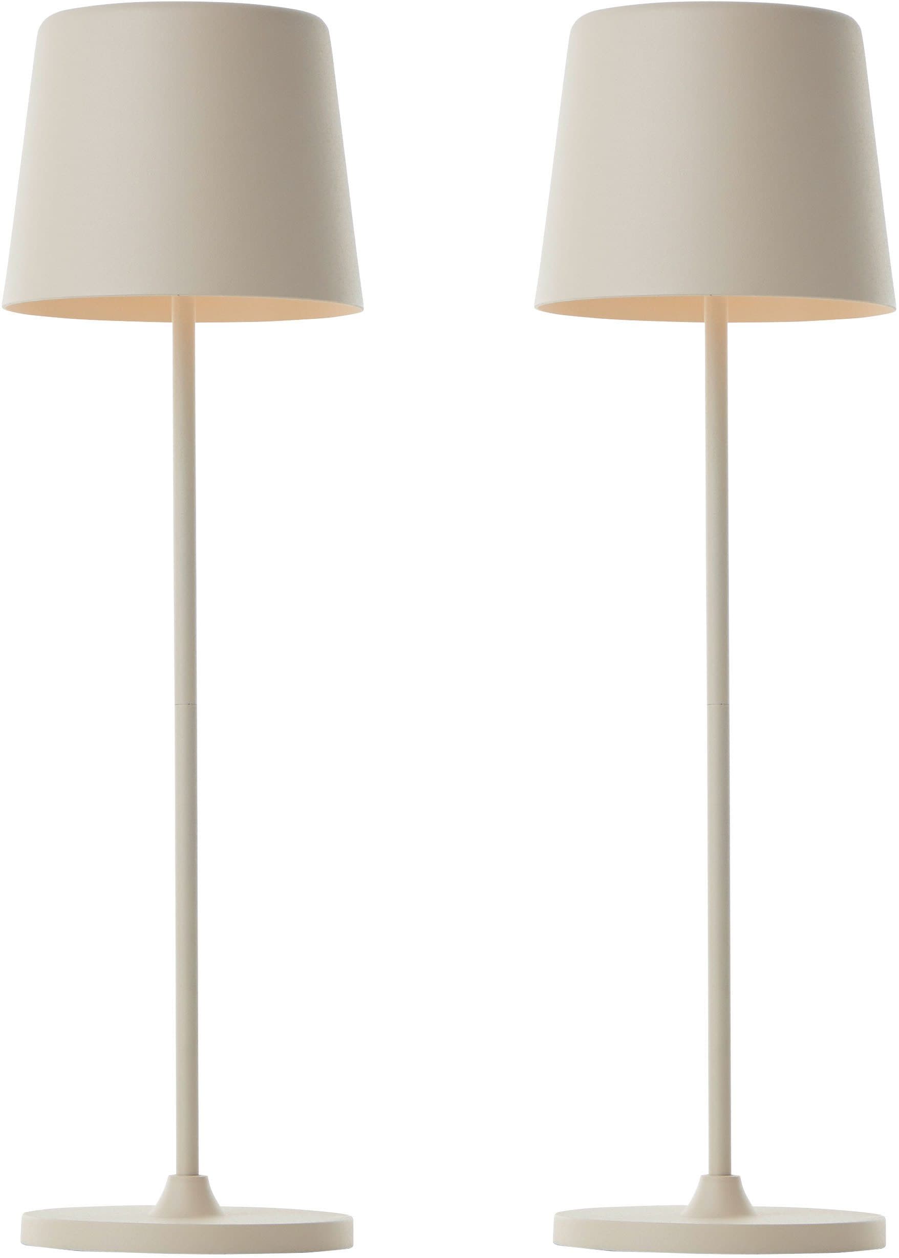 Brilliant LED Tischleuchte Kaami | Beige